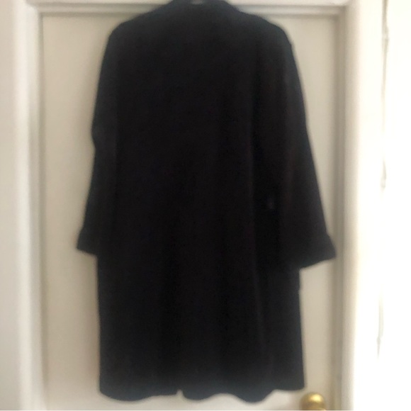 ❤️Lauren Ralph Lauren Black Robe Logo Size L - Picture 2 of 5